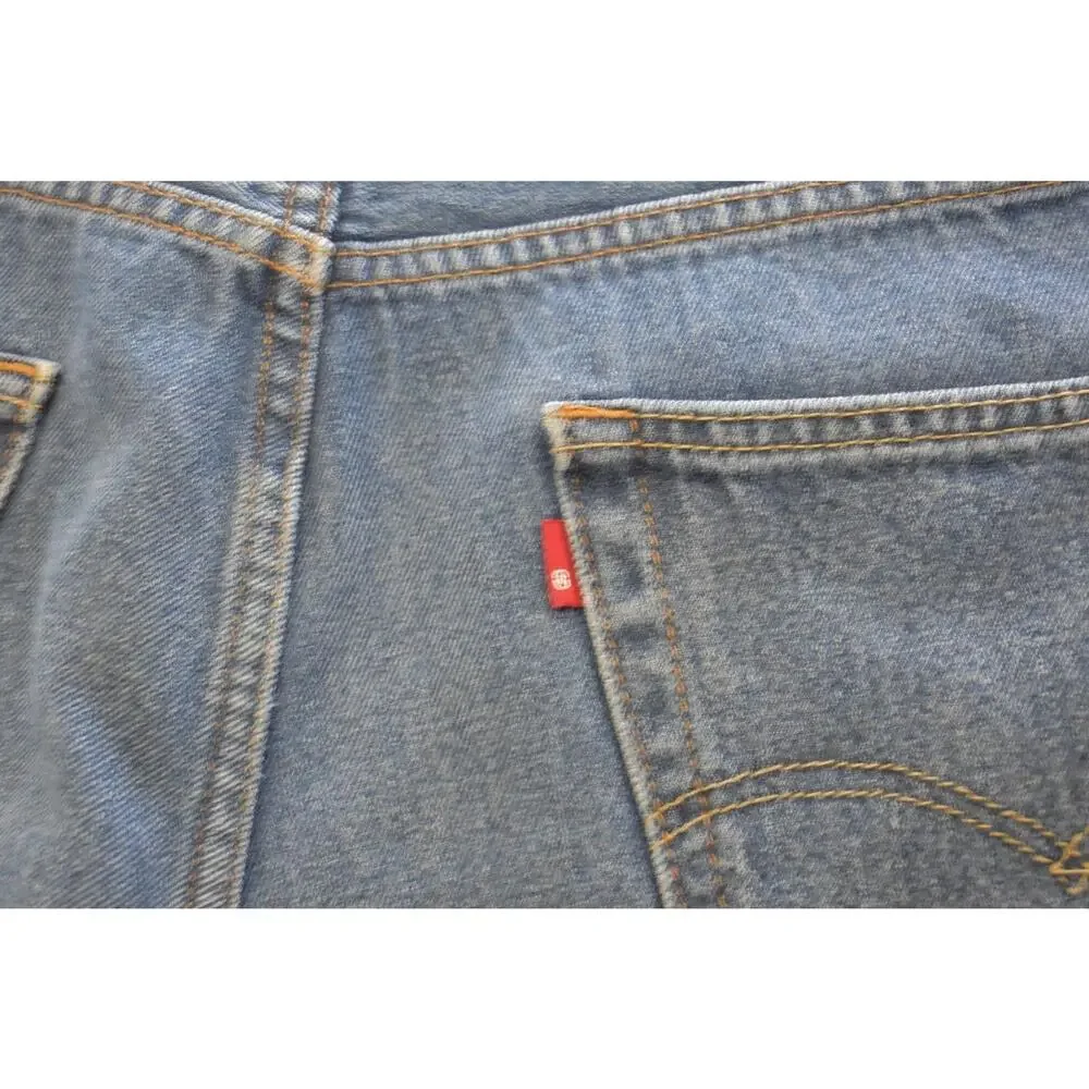 Levi's 550 Relaxed Fit Straight Blue Denim Jeans Mens Size 40 x 30‎